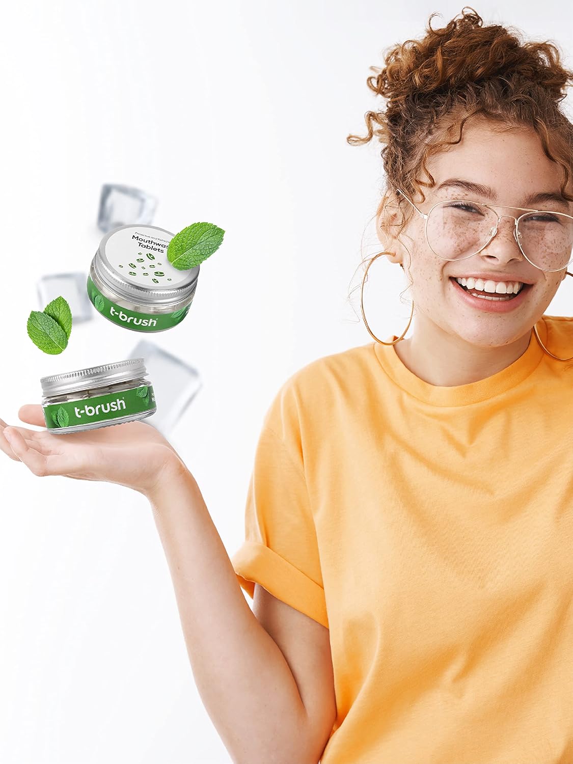 T-brush Mouthwash Tablets Spearmint ( 75 tablets)
