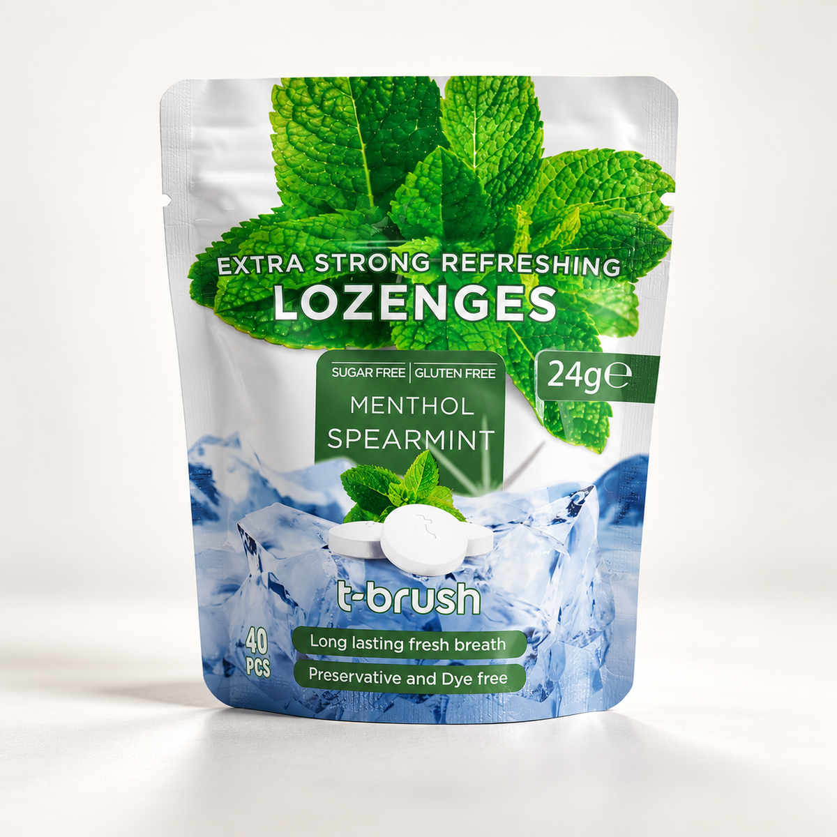 T-brush Lozenges Eucalyptus and Mint Flavor