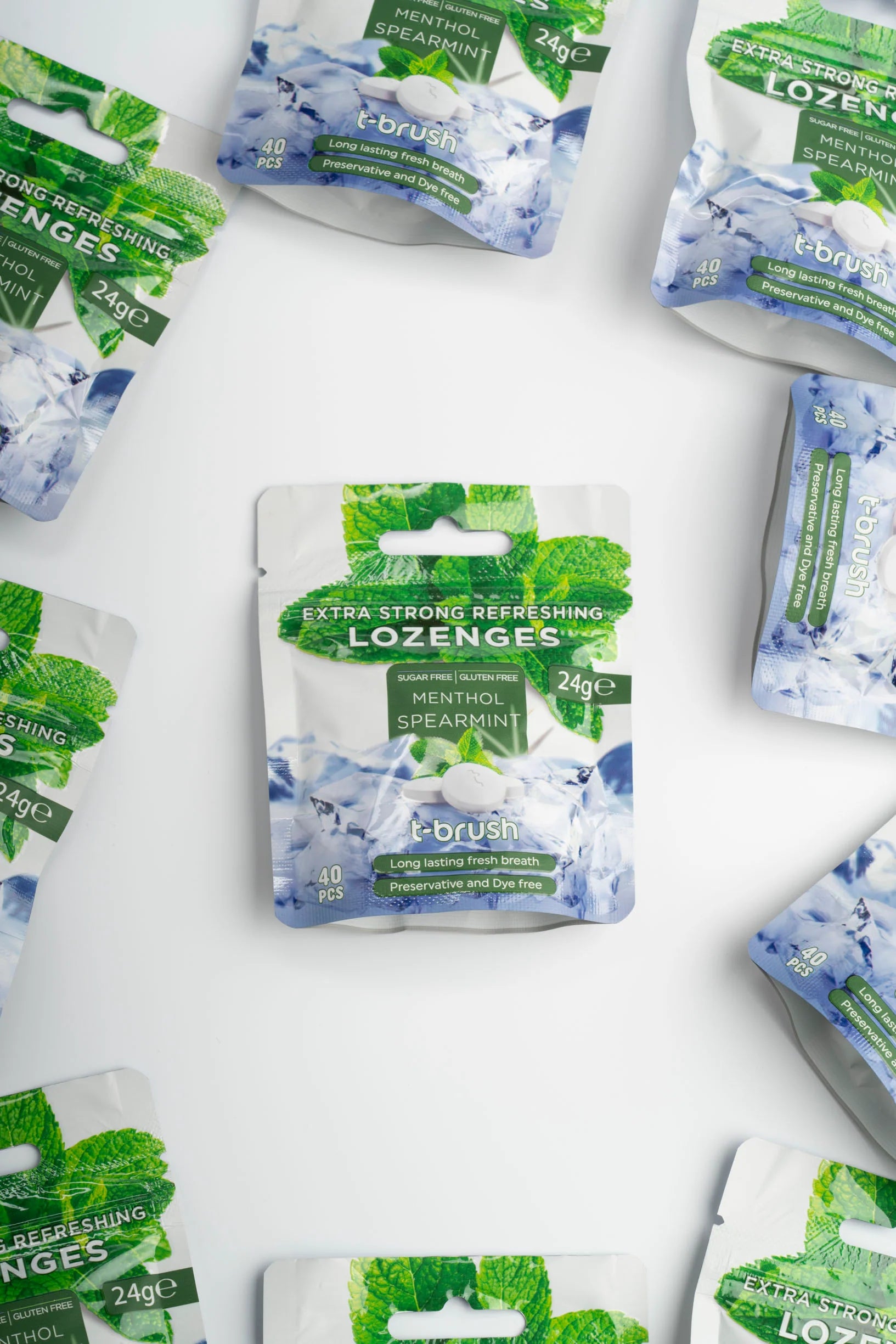 T-brush Lozenges Eucalyptus and Mint Flavor
