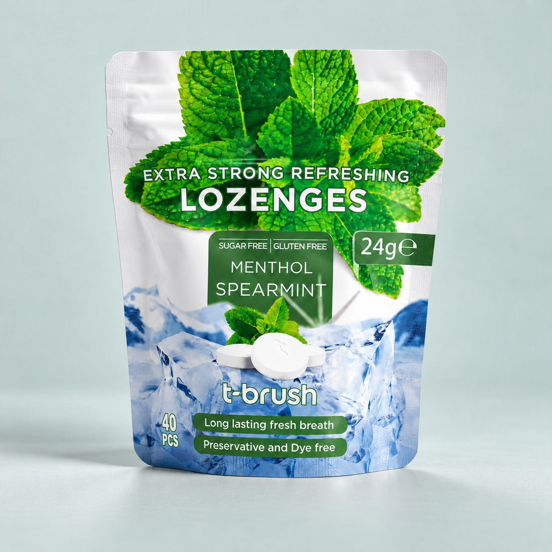 T-brush Lozenges Eucalyptus and Mint Flavor