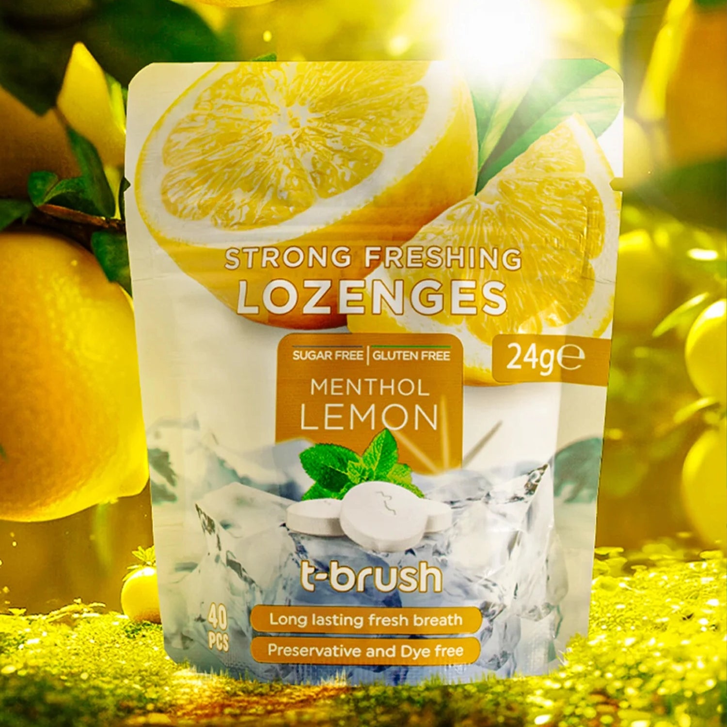 T-brush Lozenges Eucalyptus and Mint Flavor